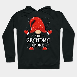 The Grandma Gnome Matching Family Group Christmas Pajama Hoodie